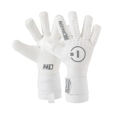 Imagem de Luva de Goleiro Profissional N1 Scorpius (Branco, 8)