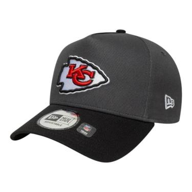 Imagem de Boné New Era 940 A-Frame Kansas City Chiefs Cinza-Masculino
