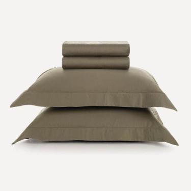 Imagem de Jogo de Cama Casal 300 Fios Algodão Dallas Oliva Karsten, U