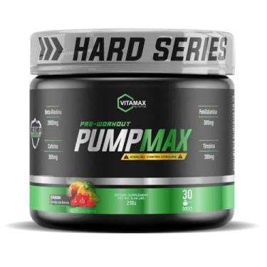 Imagem de Pré Treino Pump Max 210g Vitamax Nutrition Sabor:Laranja e Acerola