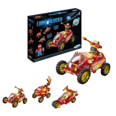 Imagem de Blocos de Montar Light Blocks Super Carro 3x1 - 178 peças