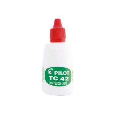 Imagem de Refil Tinta Recarga Para Almofada Carimbo 42ml - Pilot, VERMELHO