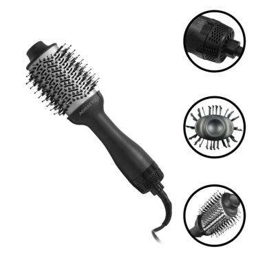 Imagem de Escova Secadora de Cabelo 5 em 1 Modeladora Alisadora dá Brilho Della Ion Tourmaline Bivolt Agratto