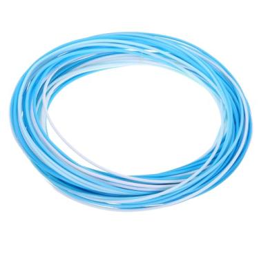 Imagem de PATIKIL Kit de reparo de vime, 20 m 2,4 mm redondo sintético material de vime tecido de vime de plástico conjunto de vime para artesanato DIY e fabricação de cestas de tecelagem, gradiente azul