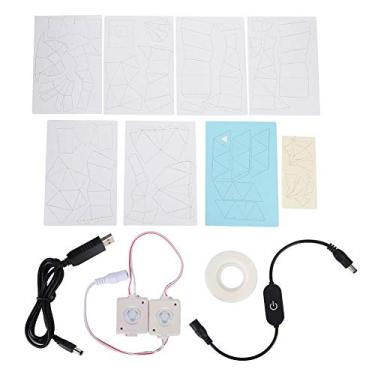 Imagem de Boardattack Papercraft Kit Alimentado por USB DIY Feito à Mão Crianças Brinquedos Educativos Artes Criativas Conjunto de Artesanato Para Crianças Adolescentes Adultos Casa Escola
