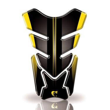 Imagem de Protetor De Tanque Adesivo Moto Honda, Yamaha E Suzuki Varias Amarelo