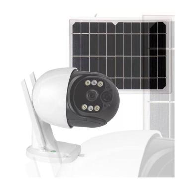 Imagem de Câmera Com Carga De Luz Solar - Ip S - 20 Wf Hd Wifi Branco