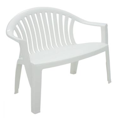 Imagem de Banco Tramontina Leme 114 Cm Em Polipropileno Branco