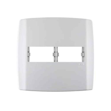 Imagem de Espelho 4x4 02 Módulos Separados Linha Slim Ilumi Led