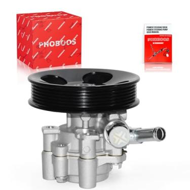 Imagem de PHOBOOS Bomba de direção hidráulica compatível com Toyota 4Runner 2003-2009, Lexus GX470 2003-2009, V8 4,7L, com polia e tomada, direção suave, baixo ruído, alta durabilidade, ref. 21-5371