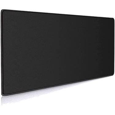 Imagem de ALSISK Mouse Pad Grande Preto para Jogos 900 x 400 mm, À Prova D'água e Dobrável, Suporte de Mesa Adequado para Jogadores e Trabalho