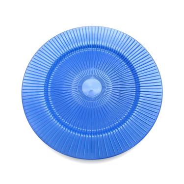 Imagem de Sousplat de Plástico Le Plisse Azul 33cm
