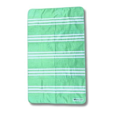 Imagem de Wallafit - Toalha de Microfibra, Tamanho Gigante, 150x90cm, Ultra-absorvente, Seca Rápido, Sem Odor, Leve, Compacta, Praia, natação, viagens, trilhas (Brisa Suave)