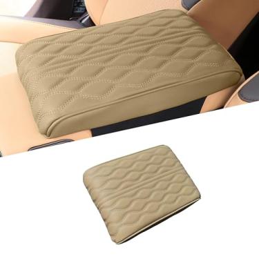 Imagem de Couslcd Capa de console central de carro, almofada de caixa de apoio de braço de veículo à prova d'água, algodão com memória, confortável, acessórios automotivos, protetor de almofada para caixa de