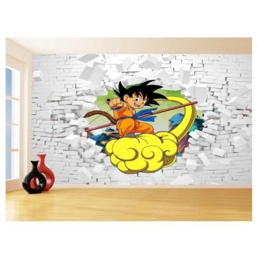 Imagem de Papel De Parede 3D Dragon Ball Goku Vegeta Anime 3,5M Dbz53 - Você Dec
