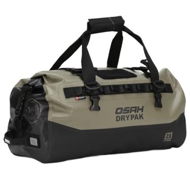 Imagem de Greanthour Bolsa esportiva à prova d'água – bolsa seca para motocicleta, bolsa traseira de 25 L, com grande espaço de armazenamento, bolsa esportiva impermeável com bolso externo de malha com zíper