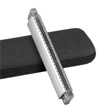 Imagem de Gaita polifônica profissional com 24 furos, tremolo profissional para adultos iniciantes