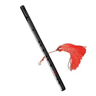 Imagem de Flauta de bambu de madeira, tradicional, profissional, iniciante, tocador de instrumentos, chave C, adulto