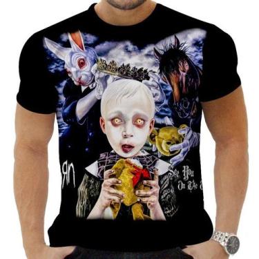 Imagem de Camiseta Camisa Personalizada Rock Nu Metal Korn 10 - Obsidiana Co, GG