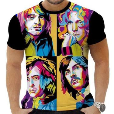 Imagem de Camiseta Camisa Personalizada Rock Clássico Led Zeppelin 3 - Obsidiana