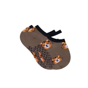 Imagem de SELENE BEBÊ Meia Sapatilha com Viés e Sola com Antiderrapante Meninos, Castor, 21-24