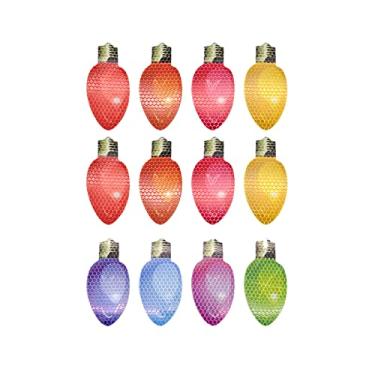Imagem de Generic Conjunto de ímã de Lâmpada Reflexiva, Decorações Fofas e Festivas para Carro e Geladeira, Material de PVC Multicolorido (#8)