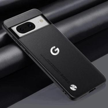 Imagem de Capa De Telefone Em Couro Kevlar Fosco Para Google Pixel, Capa À Prova