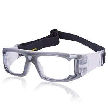 Imagem de VOLOCOVER (TM Óculos de proteção esportivos para basquete, futebol, vôlei, squash, hóquei (cinza)