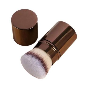 Imagem de Pincel De Maquiagem Profissional Retrátil Ultra Macio Com Cerdas Sinté