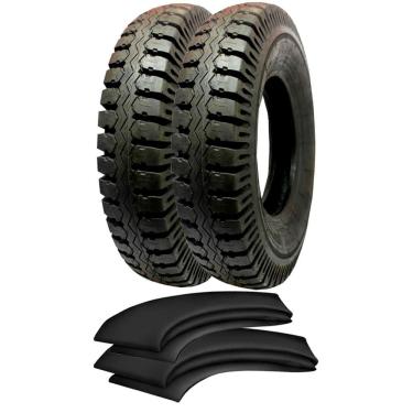 Imagem de Kit 2 Pneus 700-16 113/112 10 Lonas At59 Anteo + 2 Camaras