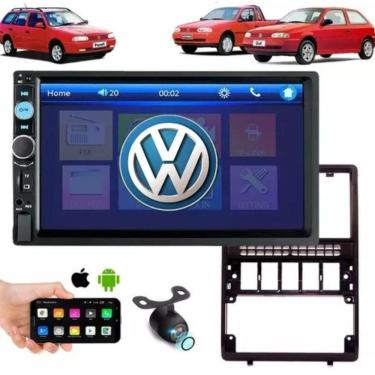 Imagem de Central Multimídia 2 Din MP5 Gol G2 Câmera Moldura