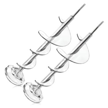 Imagem de PartsBroz WR17X11705 Eixo helicoidal dispensador de gelo (pacote com 2) - Compatível com geladeira General Electric Hotpoint - Substitui AP3672963 1042091 AH964350 EA964350 PS964350 WR17X11305