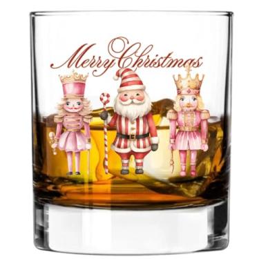 Imagem de Toasted Tales Quebra-Nozes Decoração de Natal Copo de uísque de 297 g, Vidro de Ovo, Presente de Bourbon, Quebra-Nozes Copo de Natal para Presente de Natal