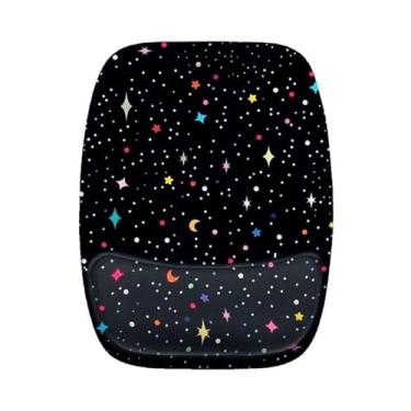 Imagem de Mouse Pad Ergonomico Espaço Lua Estrelas Infinito 1
