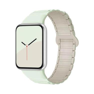 Imagem de Pulseira Magnética De Silicone Para Xiaomi MiBand 8 pro 9 pro Redmi Wa