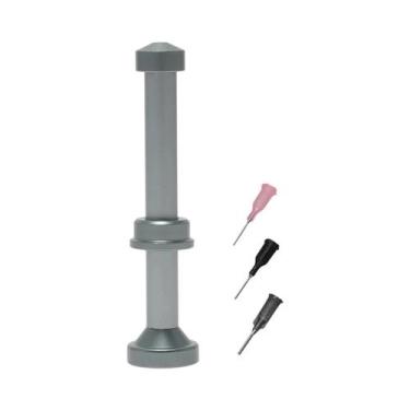 Imagem de Seringa Manual De Alumínio Com Pistão Para Aplicação De Pasta De Solda