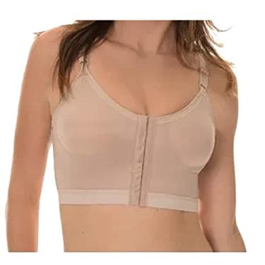 Imagem de Sutia Pos Cirurgico Plástica Mamoplastia Reforçado GG Bege New Form