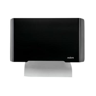 Imagem de DISPENSER Premium para Papel Toalha 1/3 Dobra - Frontal em Inox - Ideal para Ambientes Sofisticados - Cor Preto Noble