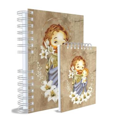 Imagem de Agenda Católica 2026 + Bloco de Anotações, São José, Azul, Capa 7