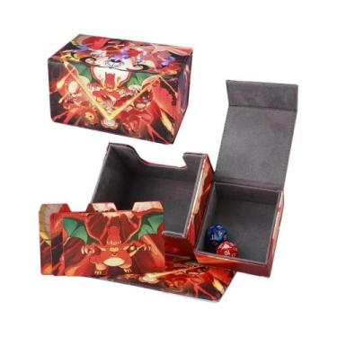 Imagem de Caixa De Armazenamento Para 100 Cartas Com Dupla Camada Para MTG TCG Y