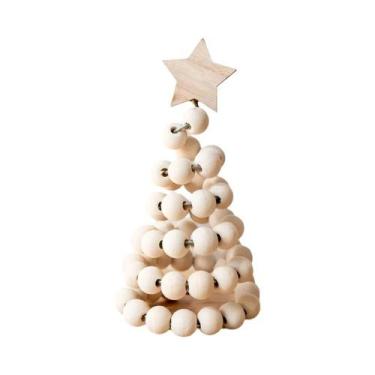 Imagem de 1pc nova decoração de natal criativo nórdico madeira árvore de natal o
