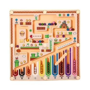 Imagem de Brinquedo Educativo De Quebra-Cabeça Magnético Para Crianças De 3 Anos