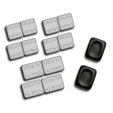 Imagem de Pinewood Car Weights Kit-4OZ 12 Pieces Pinewood Car Weights 2 Sizes Derby Weights&1OZ Tungsten Putty for Derby Car, Weights and Easy Installation, Precise and Easy to Achieve 5OZ