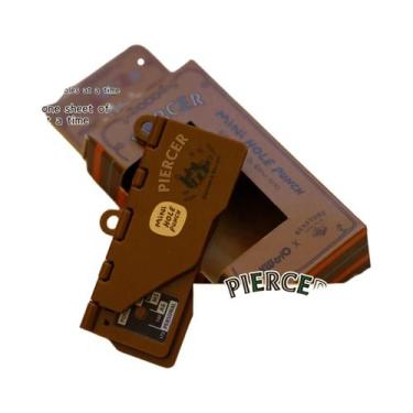 Imagem de Furador De Papel Portátil De 3 Furos 4mm Para Caderno De Folhas Soltas