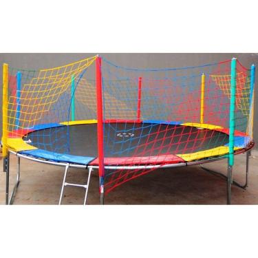 Imagem de Rede de Proteção Colorida Canguri para Cama Elástica de 3,05/3,10 m