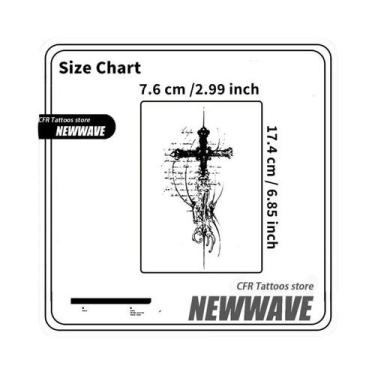 Imagem de Adesivos Temporários De Tatuagem De Suco Herbal Retro Para Mulheres E 