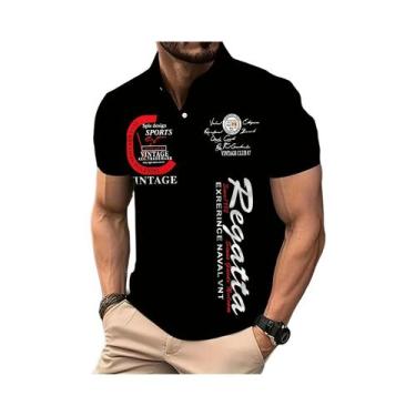 Imagem de Camisa Polo Masculina De Verão 2025 De Manga Curta Casual Confortável 