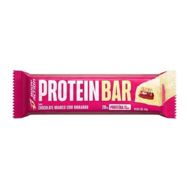 Imagem de Protein Bar - 1 Unidade de 55g Chocolate Branco Com Morango - Bodyaction-Masculino