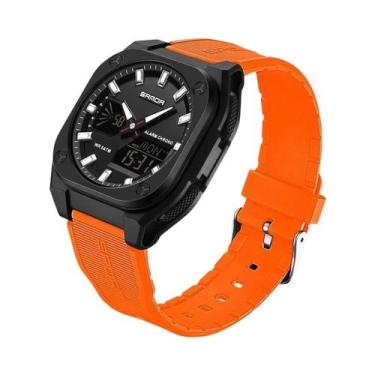 Imagem de Relógio De Quartzo Masculino Luxuoso À Prova d'Água Cronógrafo Militar