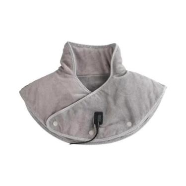 Imagem de Almofada Elétrica Para Ombros E Pescoço, Envoltório Cervical Com Três 